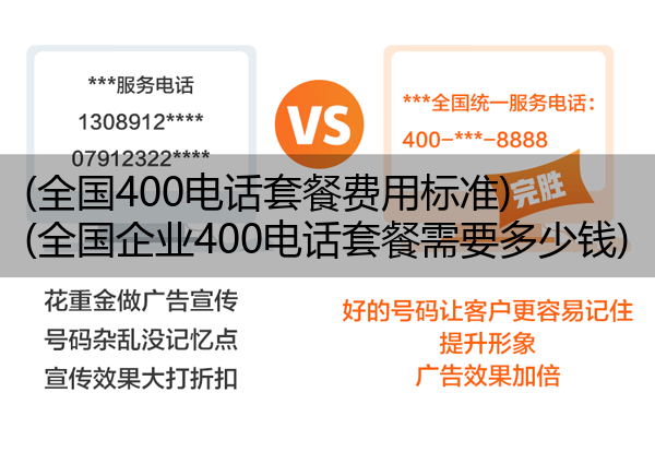 (全国400电话套餐费用标准)(全国企业400电话套餐需要多少钱)