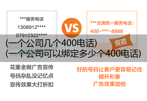 (一个公司几个400电话)(一个公司可以绑定多少个400电话)