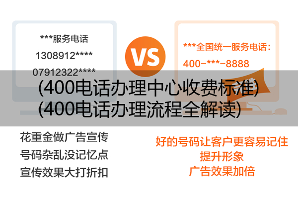 (400电话办理中心收费标准)(400电话办理流程全解读)