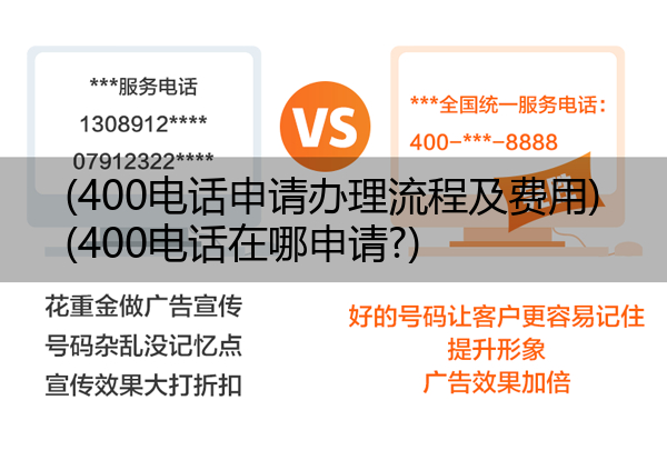 (400电话申请办理流程及费用)(400电话在哪申请?)