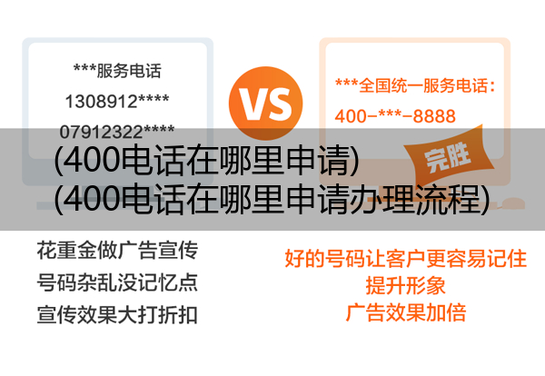 (400电话在哪里申请)(400电话在哪里申请办理流程)