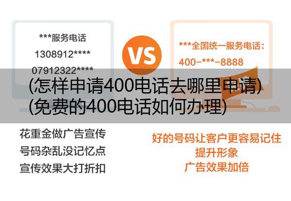 (怎样申请400电话去哪里申请)(免费的400电话如何办理)