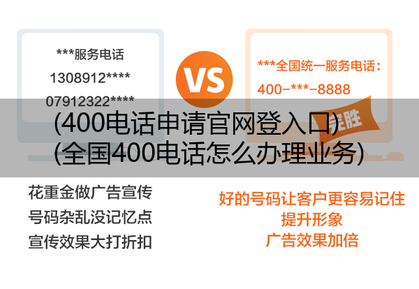 (400电话申请官网登入口)(全国400电话怎么办理业务)