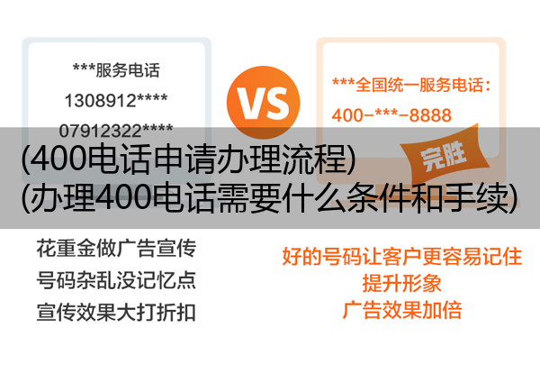 (400电话申请办理流程)(办理400电话需要什么条件和手续)