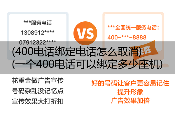 (400电话绑定电话怎么取消)(一个400电话可以绑定多少座机)