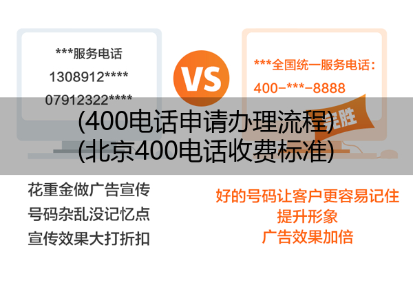 (400电话申请办理流程)(北京400电话收费标准)