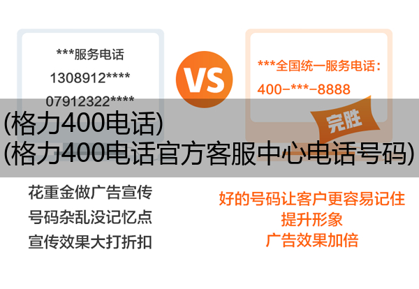 (格力400电话)(格力400电话官方客服中心电话号码)