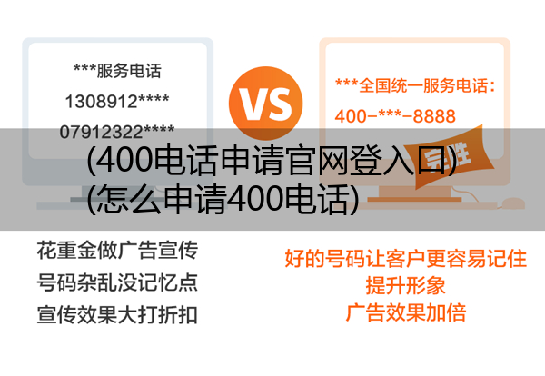 (400电话申请官网登入口)(怎么申请400电话)