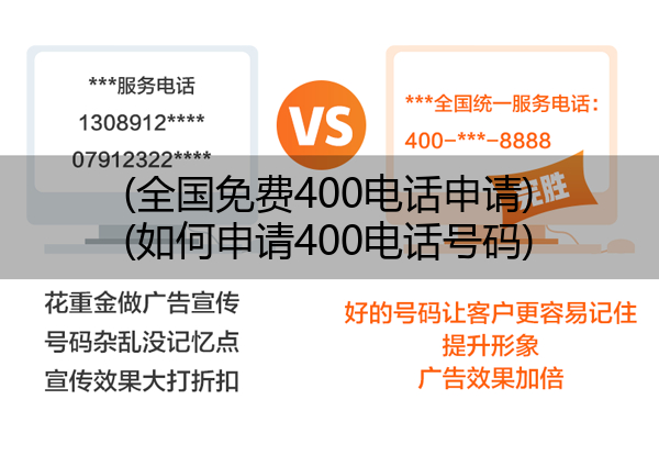 全国免费400电话申请,如何申请400电话号码