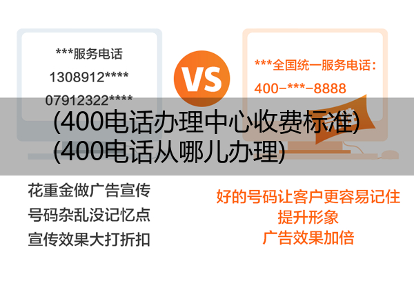 400电话办理中心收费标准,400电话从哪儿办理