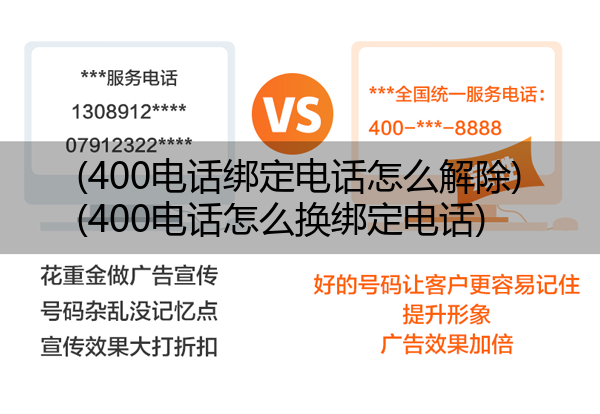 400电话绑定电话怎么解除,400电话怎么换绑定电话