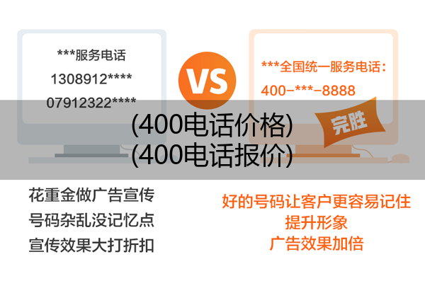 400电话价格,400电话报价