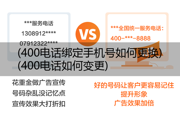 400电话绑定手机号如何更换,400电话如何变更